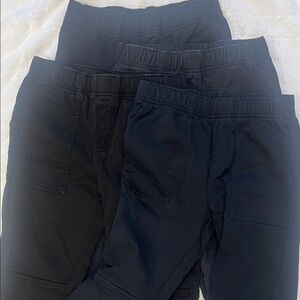 Lot of 4 pairs of Tea Collection play wear pants size 12 in dark blue and black